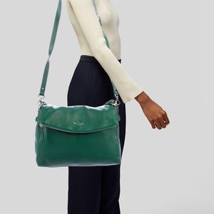 Kate Spade Cobble Hill Little Minka Green Purse